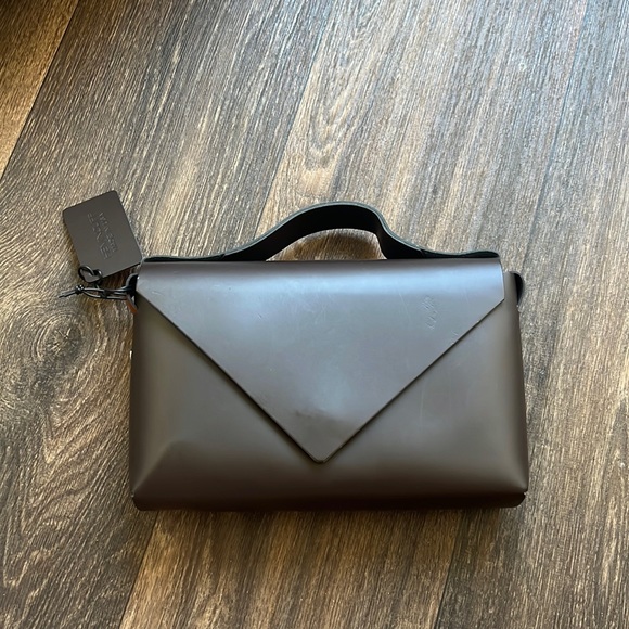 STEF ORIGAMI BAG | DARK BROWN - Picture 2 of 11